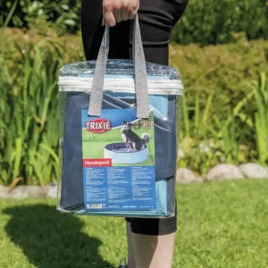 Jetzt Kaufen TRIXIE Hundepool Ø70x12 cm petrol/grau